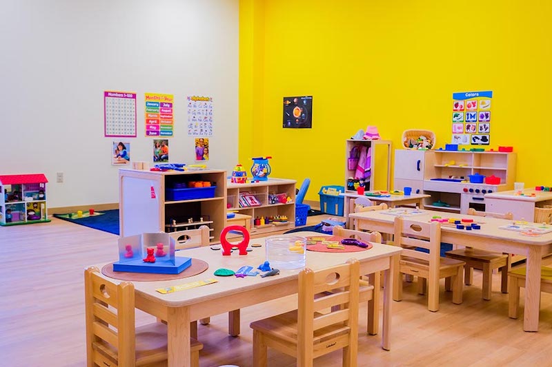 Safari Kid empty children's classroom